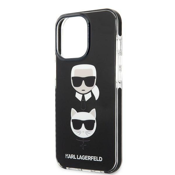 Etui do iPhone 13 Pro Max Karl Lagerfeld Karl&Choupette Czarne