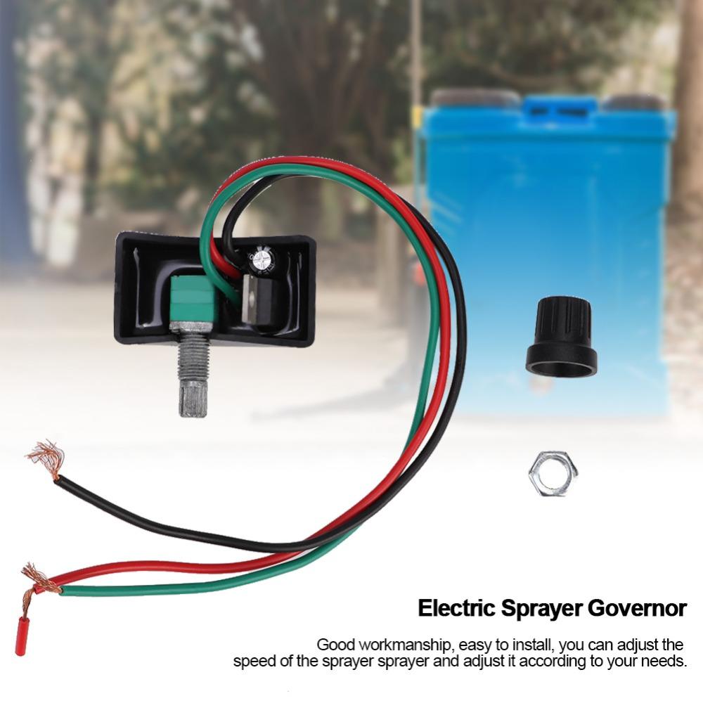 2PCS Plastic and Metal Electric Sprayer Speed Controller 12V Sprayer Speed Switch  Watering Machine