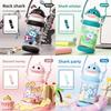 Cartoon Childrens Plastic Cup With Straw And Heat Resistant Material For Outdoor Use