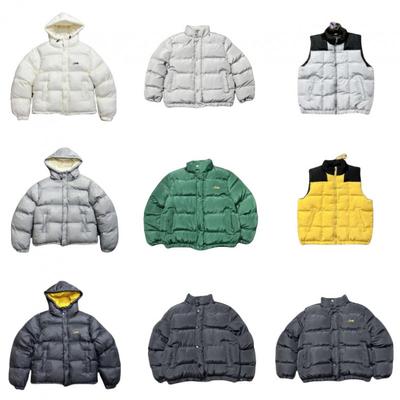CORT Streetwear Devil Island Embroidered Small Puffer Jacket Unisex Stand Collar Vest