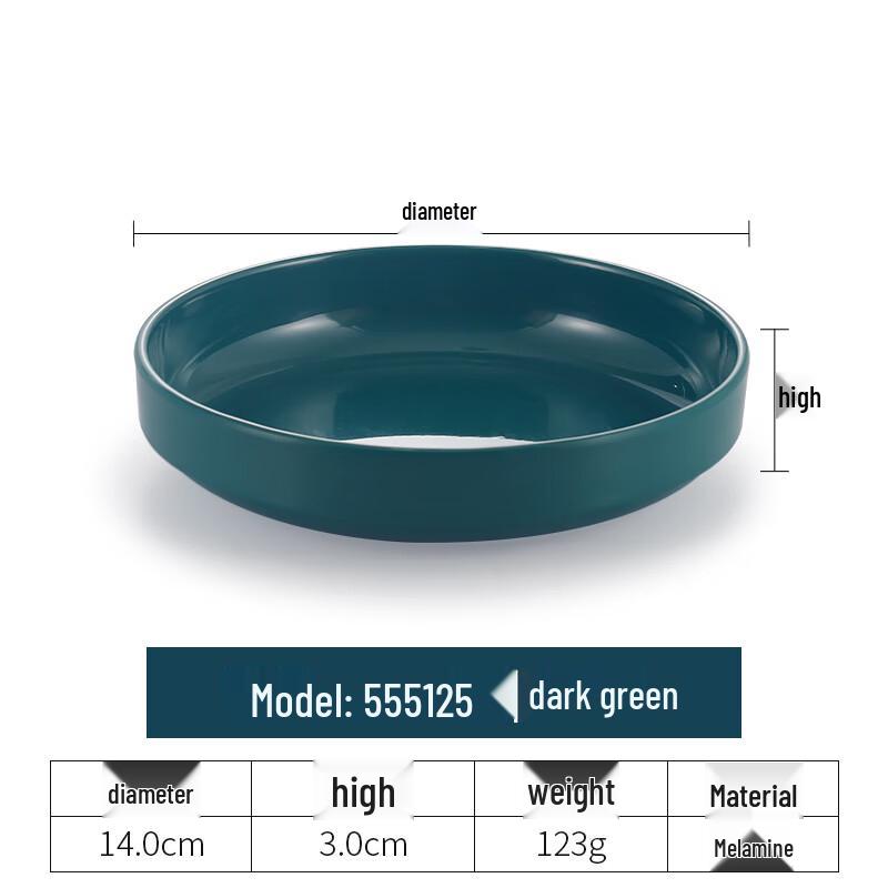 Molona Melamine Round Serving Plate