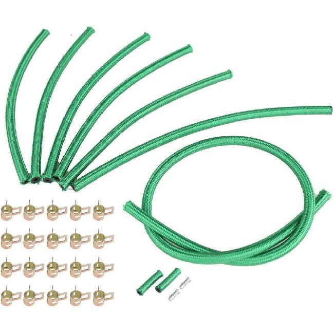 Zestaw przewodu powrotnego wtryskiwacza paliwa diesla, GM19001-VT, U19001-VT Przewód powrotny Viton do paliwa Diesel z zaciskami Pasuje do silnika GM 6.2L 6.5L