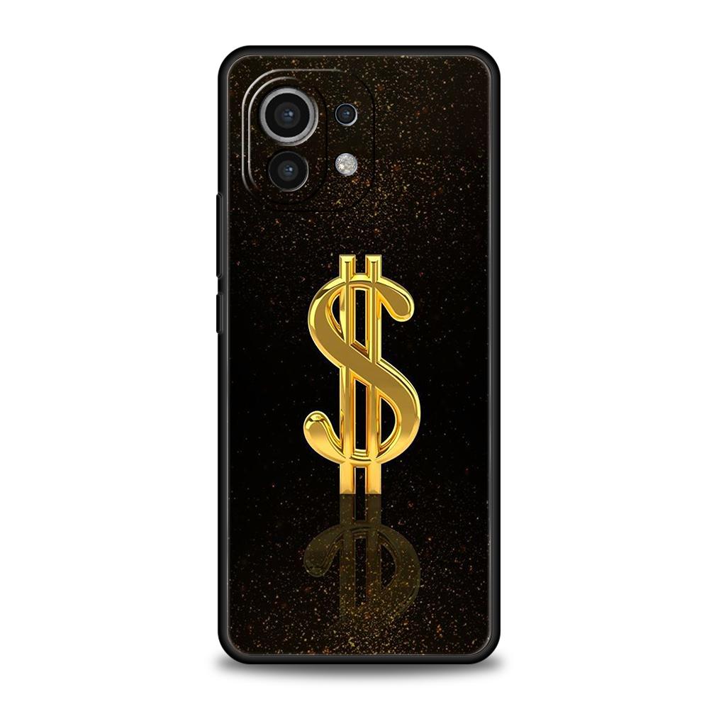 

Phone Case For Xiaomi 15 14 13 12 Lite 14T 13T 12T Pro Poco X7 X6 X5 X4 X3 NFC F7 Ultra F6 Pro Soft Cover Gold Money Pattern Poco X3 NFC