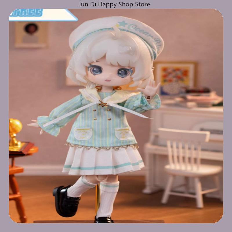 COME4FREE 1/12 BJD Doll Clothes Dessert Series Mint Jumping Candy Dress Outfit Set for OB11 Doll Clothes