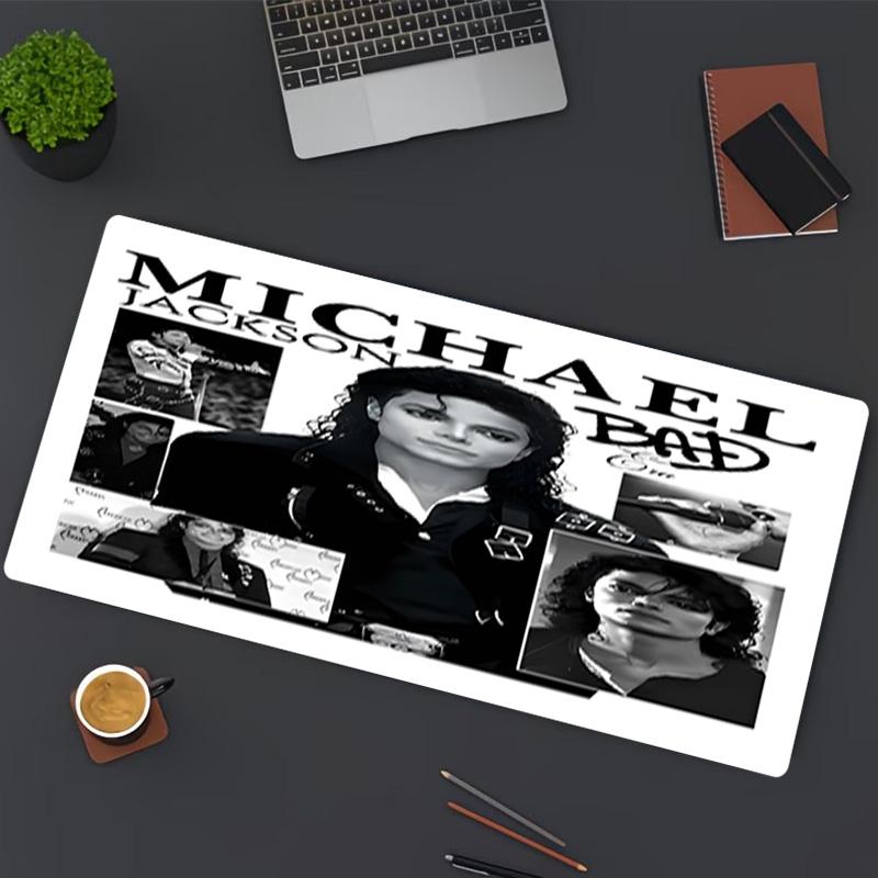 Ποντικοουαλί Εκτύπωσης Michael Jackson, για Πληκτρολόγιο Pad Laptop PC Mat για Γραφείο Οικιακή Χρήση, Διακόσμηση Γραφείου, Τέλειο Δώρο Γενεθλίων για Gamers