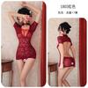Sex Female Lace Seduction Cheongsam Sexy Breast Straps Hollow Uniform Seduction Female
