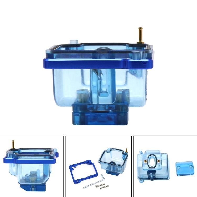 Motorcycle Carburetor Transparent Blue Float Bowl Bottom Cover for PWK21 28 34mm