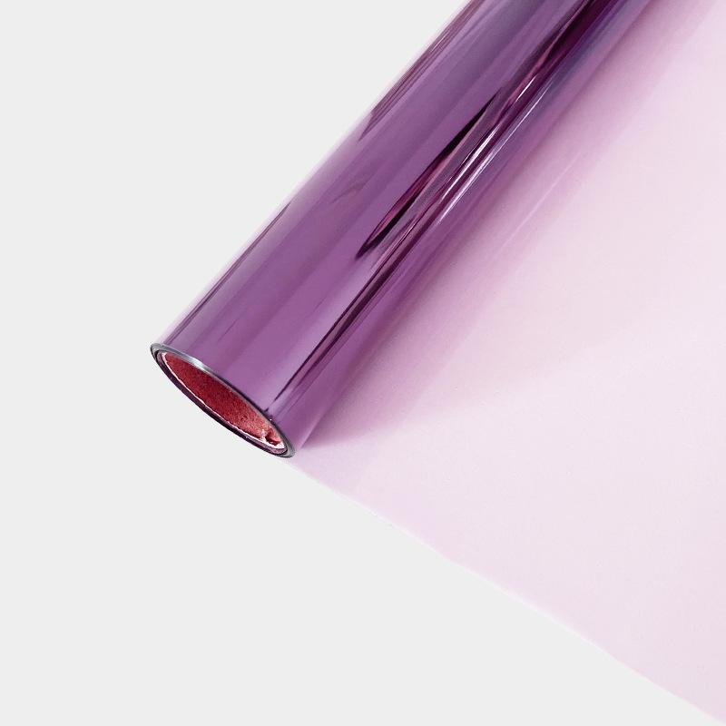 Solid Color Glassine Waterproof Floral Wrap for DIY Bouquets