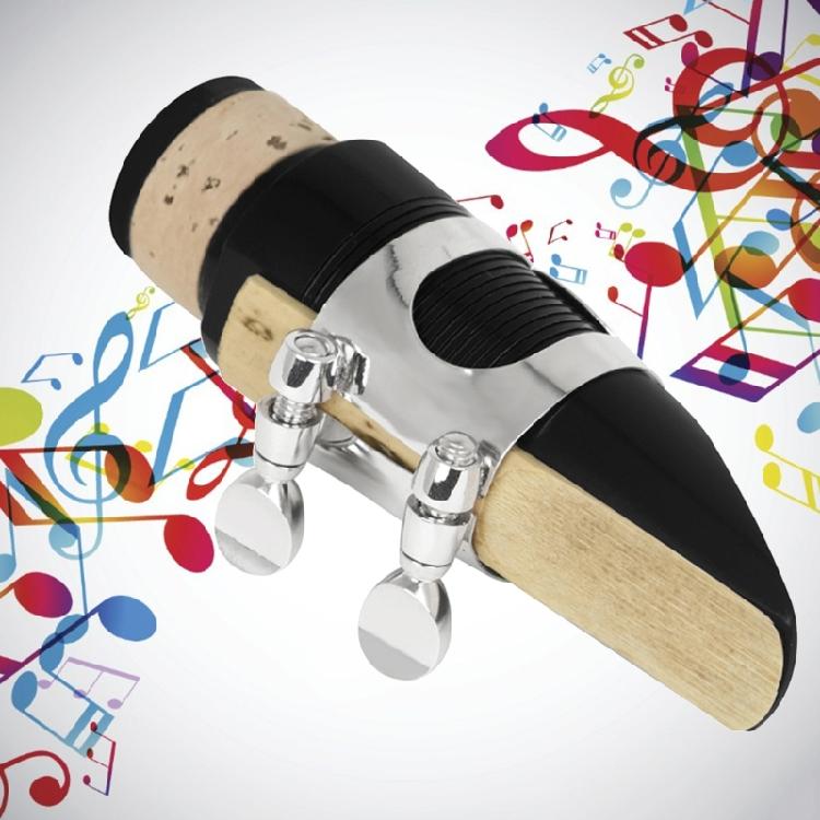 Adjustable Clarinet Mouthpiece Kits with Ligature,one Reed and Plastic Cap