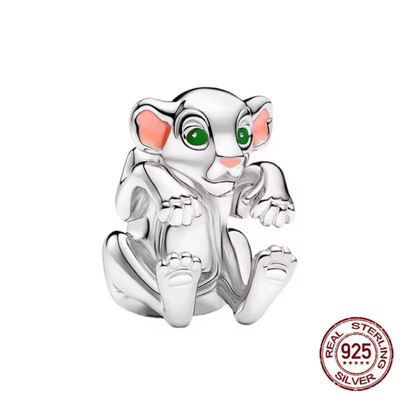 

Шарми Мідь Підходить Оригінальний 3 мм Браслет Жіночий Шарми Намистини Король Лев Зроби сам Ювелірні Вироби Подарунки