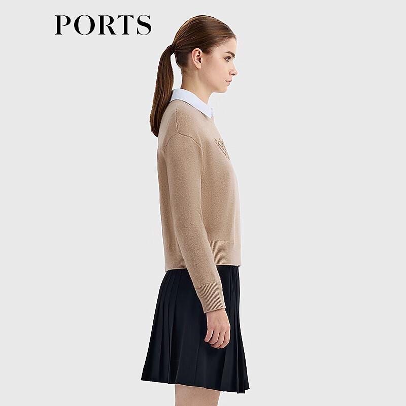 PORTS Women's Autumn Knitted Round Neck Pullover