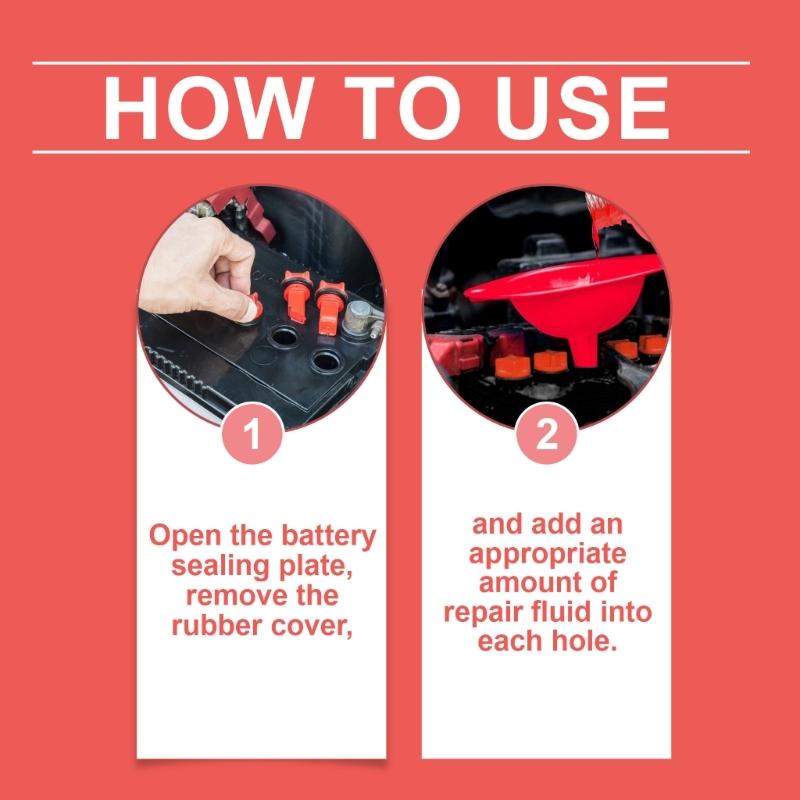 High Efficiency Battery Restorer 100ml Car Battery Recovery Solution Motorcycle Battery Rejuvenator for Vehicle