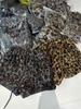 Korean Dongdaemun Leopard Print High Waist Warm Wide-Leg Shorts - Women's Autumn/Winter Fashion