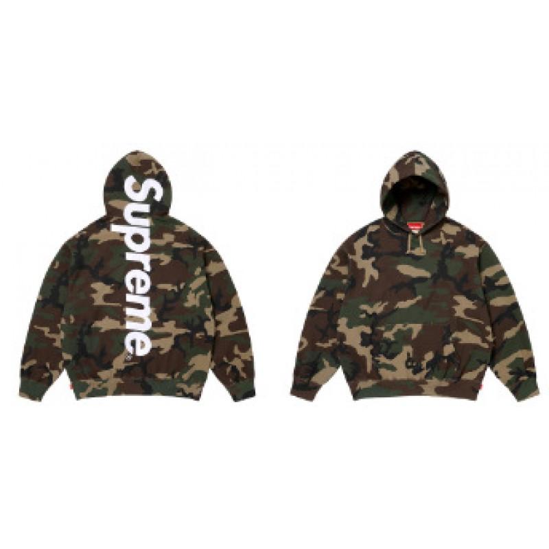 2026FW Moletom com Capuz Bandana Box Forro de Lã Algodão Masculino Jovem Streetwear