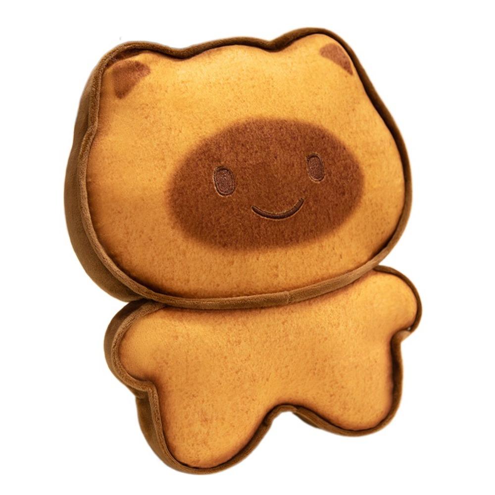 

Baking Toast Capybara Doll Keychain Cartoon Butter Cat Plush Doll Children s Toys 17cm-Style E