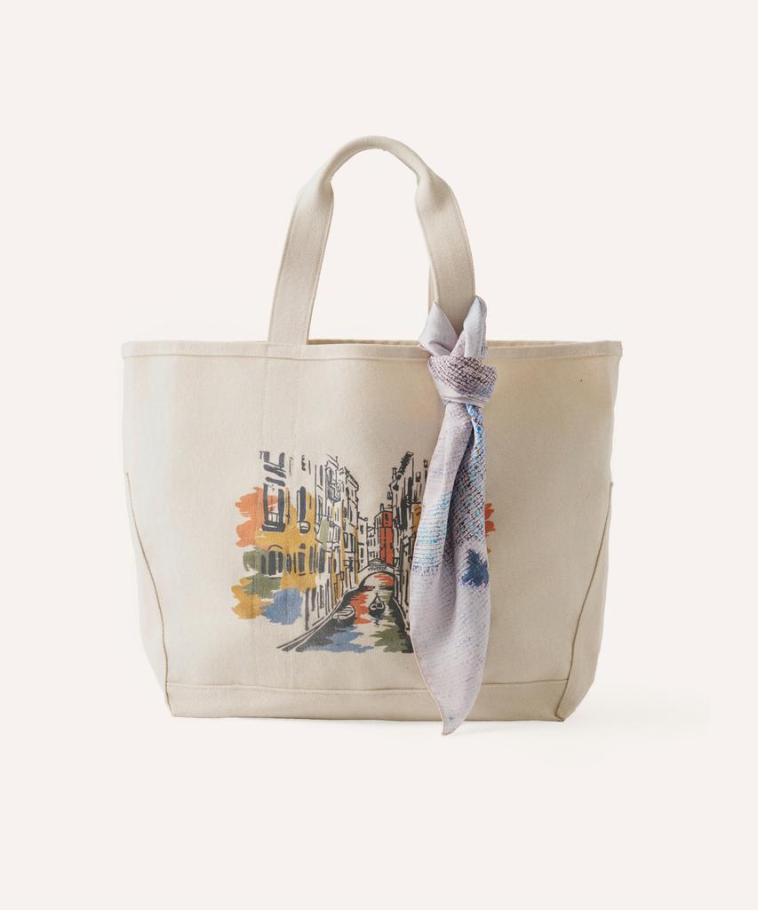 Viiverde Reversible Canvas Tote Bag Venice