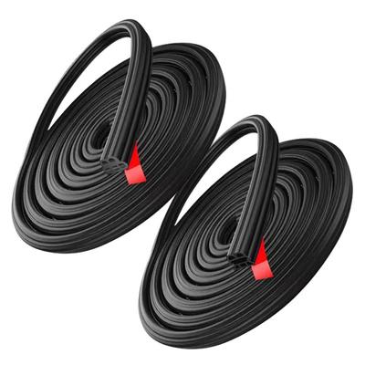 Car Decorating Rubber Strip Car Door Protector 5/6 Holes Auto Rubber Seal Universal Weather Stripping Car Interior Accessories