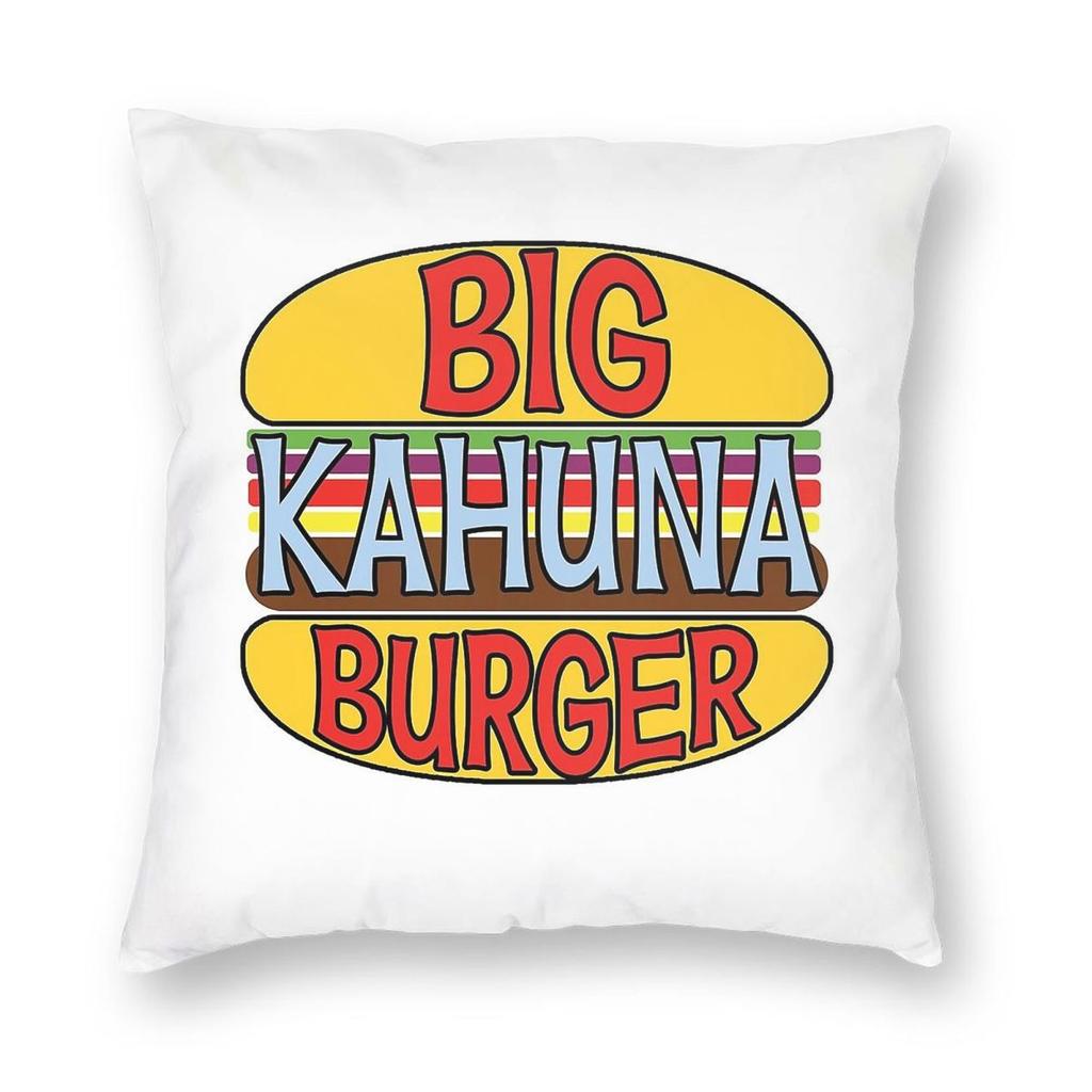 Big Kahuna Burger Square Pillowcase Polyester Linen Velvet Printed Zip Decor Home Cushion Cover x