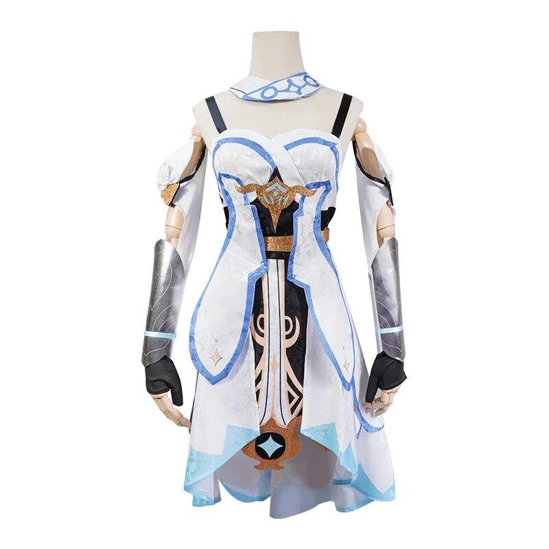 Impact Lumine Cosplay Costume Adult Carnival Uniform Wig Anime Halloween Party Costumes Masquerade Women Game