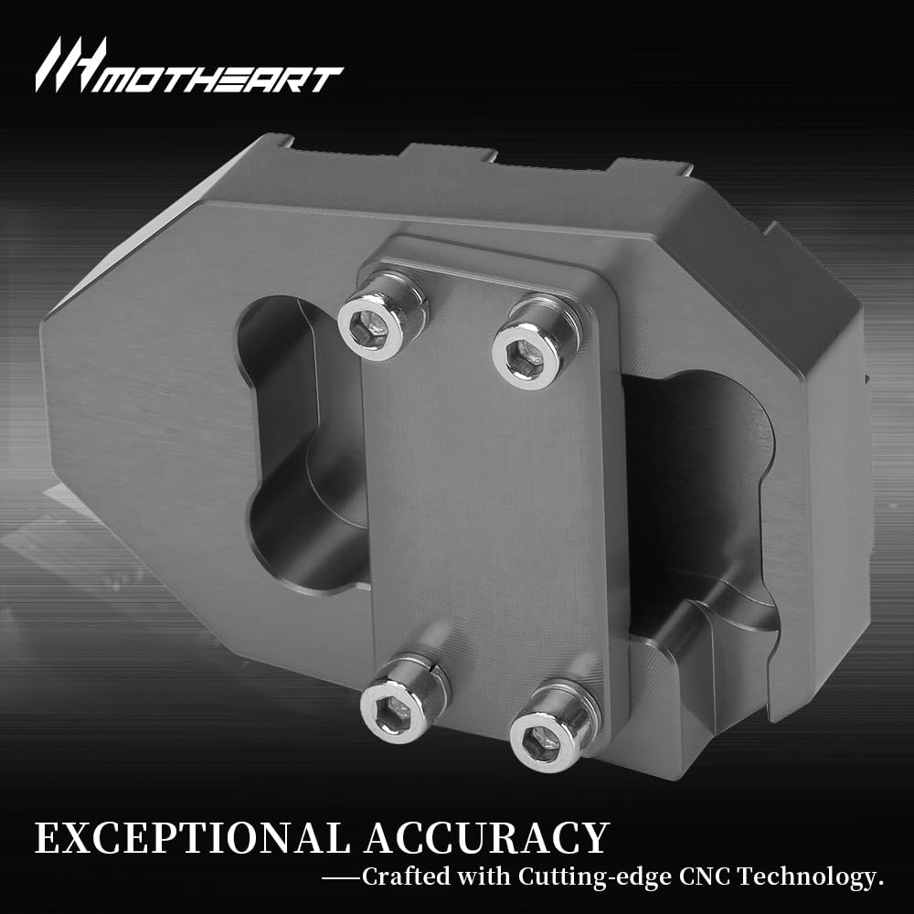 MotHeart Motorrad Bremspedal Verlängerungskit für Ninja ZX-4RR 2023-2025 Ergonomische Fußpedalverstellung ninja zx-4rr Teile (Grau)