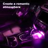 Car Cigarette Lighter USB Atmosphere Light LED Mini Colorful Night Light Wiring-Free Car Interior Lighting Accessories Supplies