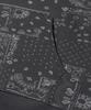 Paisley Pattern Hoodie - Black