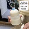 High Value Glass Chubby Cup Sealed Graduated Cup High Temperature Resistant Coffee Soy Milk Milk Cup Plus Cup