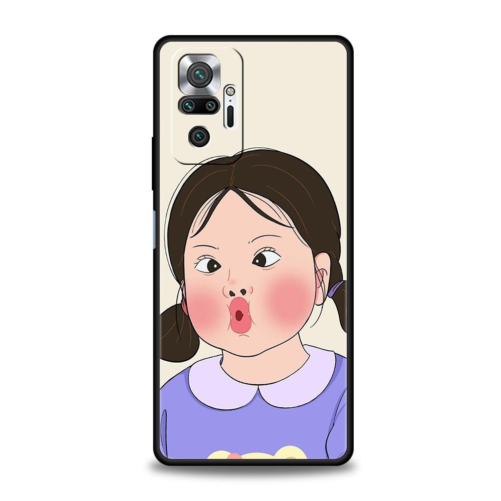 Phone Case For Xiaomi Redmi Note 14 13 12 5G 11 10 Pro Plus 4G 9S 9 14C 13C 12C 10C 9C 9A Cover Cartoon Funny Boy Girl Couple