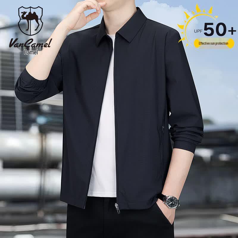 Men s Ice-Cool Breathable Sun Protection Polo Shirt 5XL