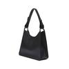 Longchamp Le Foulonné Solid Magnetic Closure Leather Shoulder Bag Women shoulder bag Black 10155021001