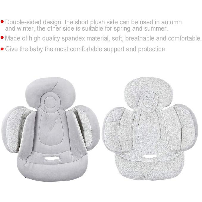 Baby Seat Pad, Plush Breathable Portable Double-sided Car Seat Baby Cushion, Baby for Car Stroller