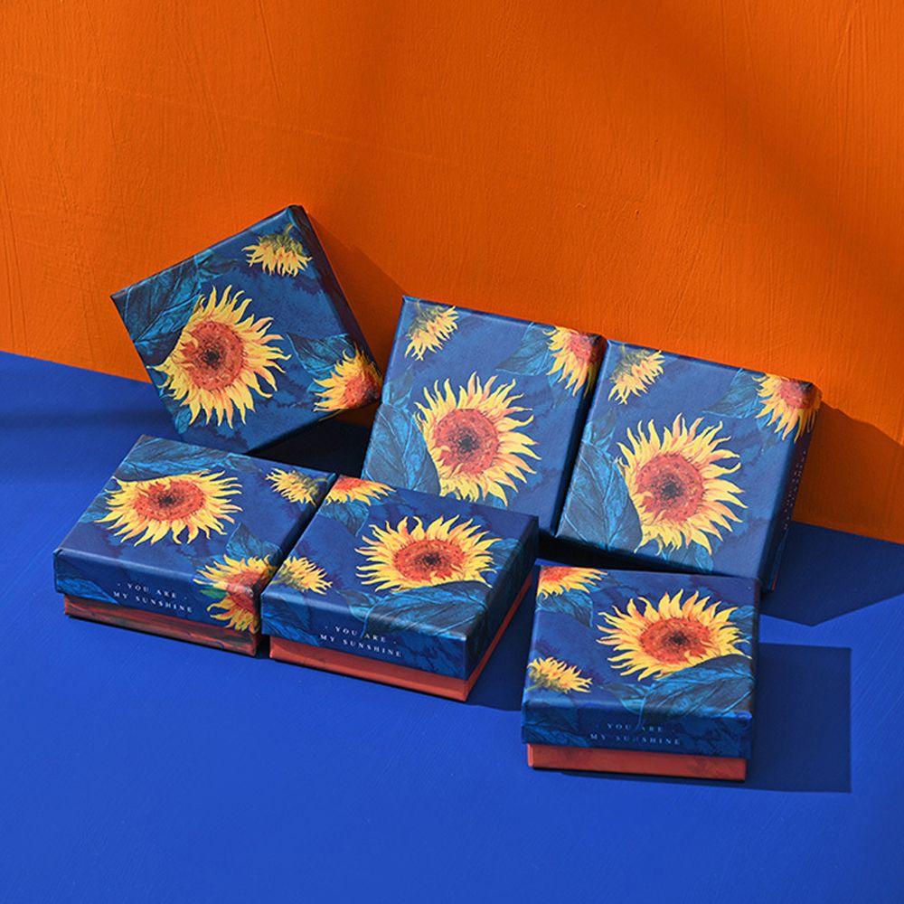 

Square Earrings Bracelets Women Jewelry Box Necklaces Gift Box Jewelry Srorage Korean Displays Case