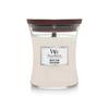Bougie Jarre Parfumée - Woodwick - 92039E - Parfum White Teak - 658g - Verre Design Contemporain