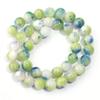 4 6 8 10 12mm Natural Persian Jade Stone Beads Blue Yellow Mixed Round Loose Beads For Jewelry Making DIY Bracelets Necklace