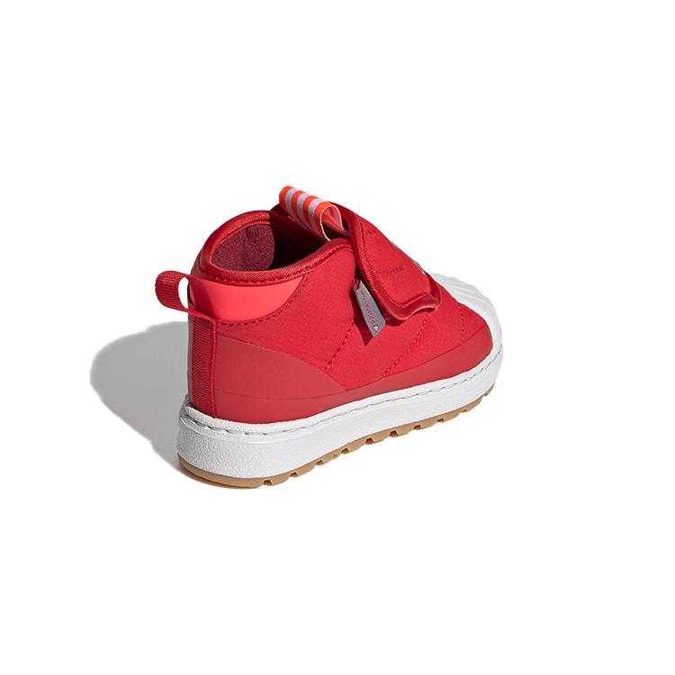 adidas Originals SUPERSTAR 360 High Top Toddler Shoes Red Infant And Toddler FW1120