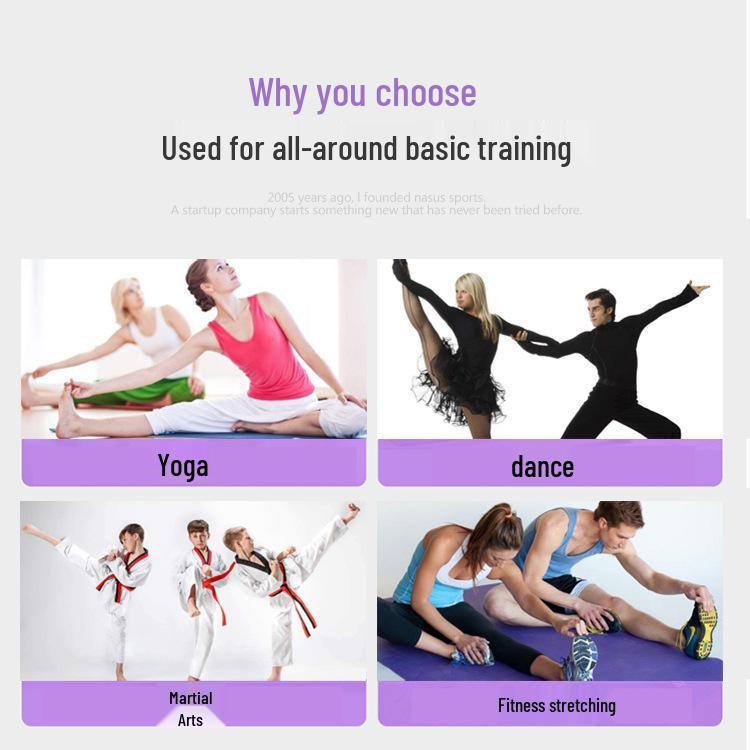 Adjustable Leg Stretcher: One-Leg Split Trainer & Hip Opener for All Ages - Perfect for Yoga, Dance, and Fitness Stretching.