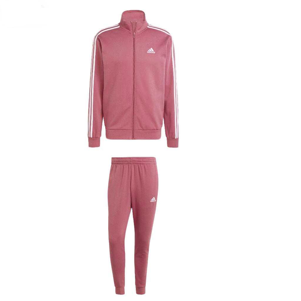 Adidas Basic Track Comfortable Long Pants Long Sleeve Solid Color Striped Casual Sports Suit Men suit IY6661