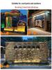 Outdoor Solar LED Wall Washer Lights for Villas and Buildings