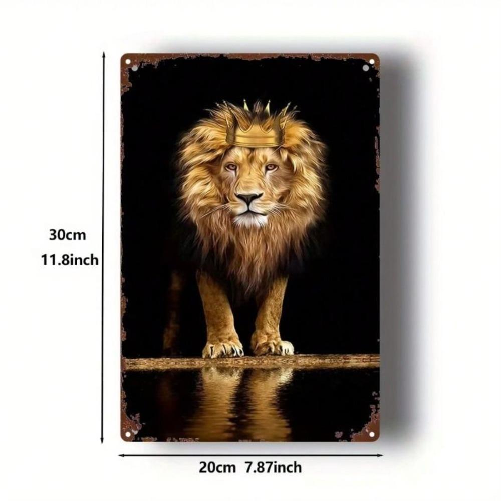 Retro Metal Wall Art Vintage Tin Sign Home Decor 20x30cm