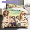 Scientific Railgun Pattern Bedding Quilt Set Quilt Cover Pillowcase Home Decoration Birthday Gift (1 * duvet cover + 2 * pillowcase, without core)