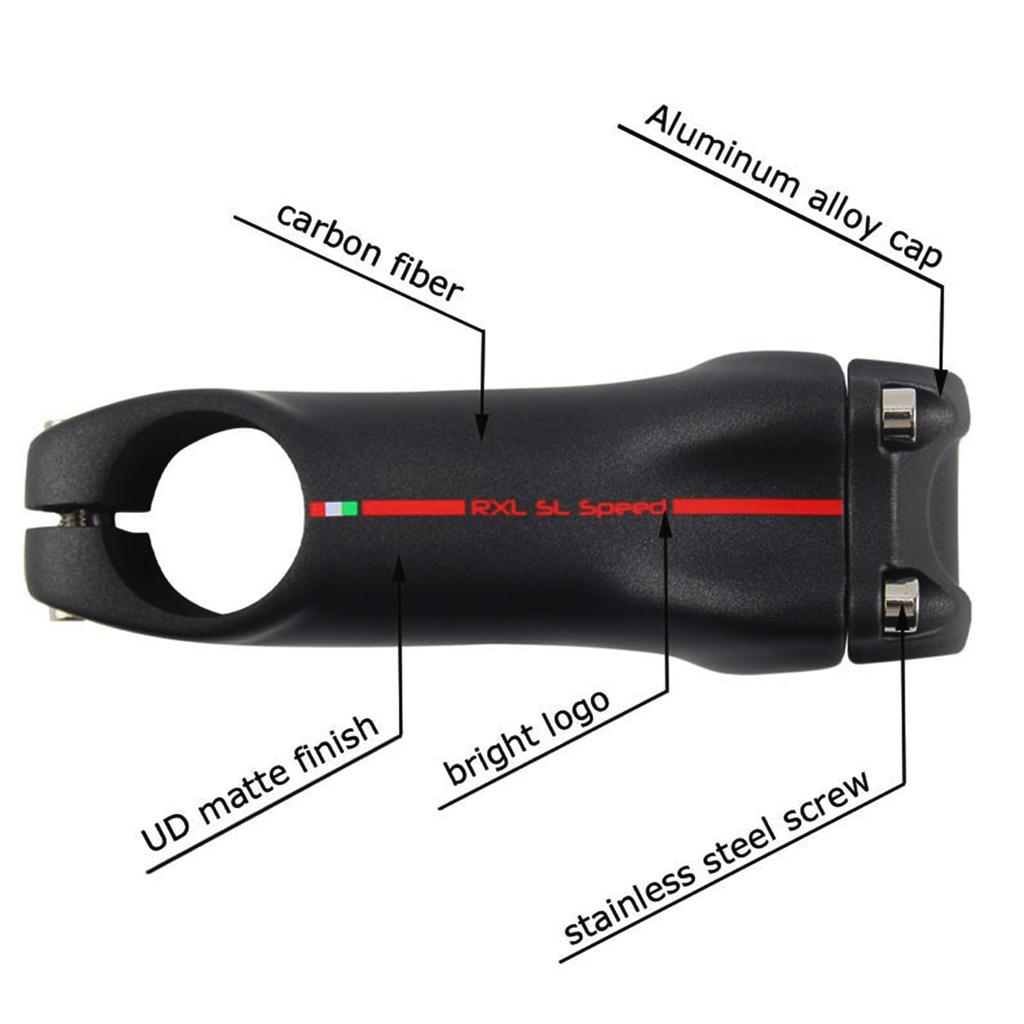 RXL SL Mountain Bike Stem Column Clamp Short 70mm Handlebar UD Matte Road Bike Stem (Ultra-Lightweight Stem) 28.6, 31.8, Stem, Finish,