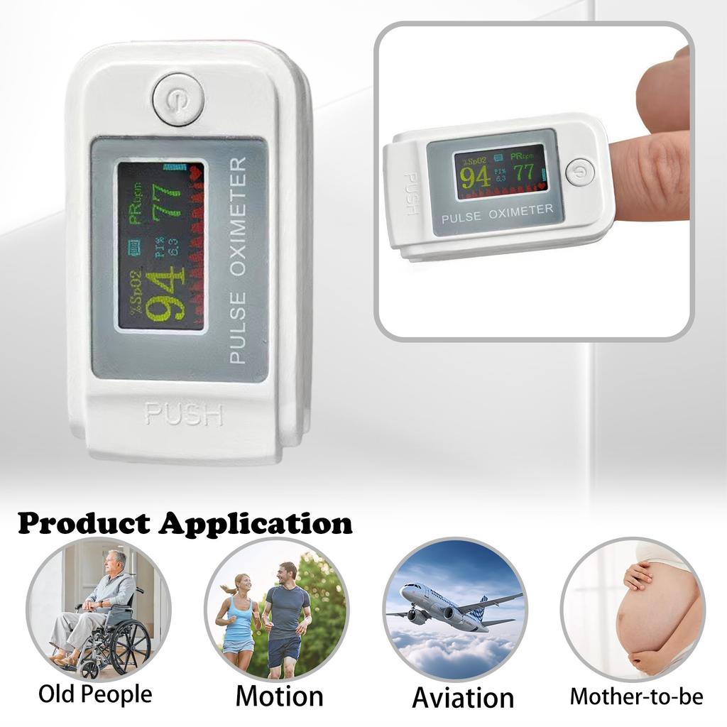 Gemstone Style, Full Range Of Blood Oxygen Saturation, Fingertip Oxygen, Finger Clip Monitor