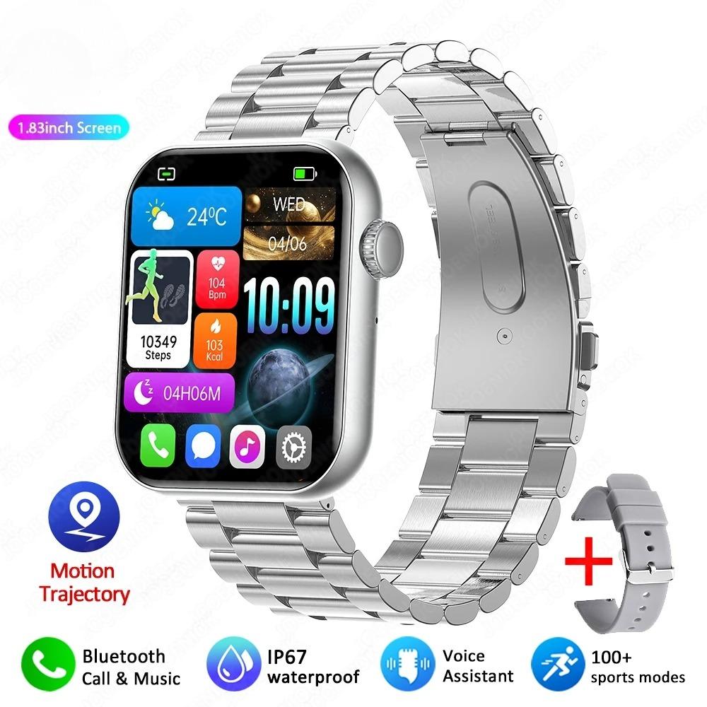 New Bluetooth Call Smart Watch Women Health Monitor Watch Customizable Dial Fitness Sports Waterproof Watch Men