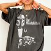 Comfort Colors Mandofather Shirt, Mandalorian Grogu Tee, Baby Yoda, Funny Star Wars Dad Gift