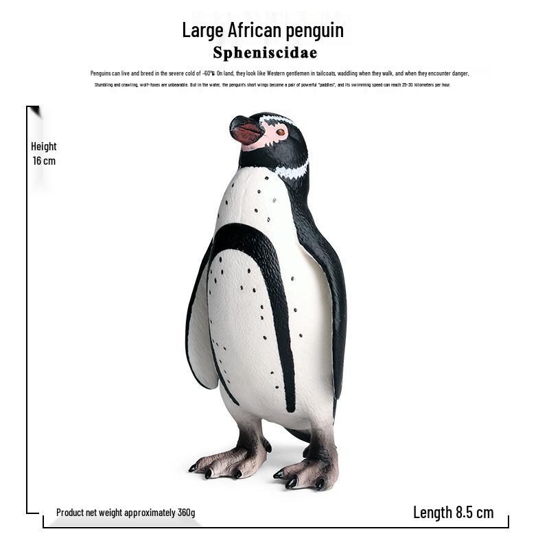Emperor Penguin Marine Animal Model Toy Set for Kids