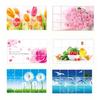Oil-proof Kitchen Wall Sticker Rose Tulip Flower Dolphin Dandelion Self-adhesive Waterproof