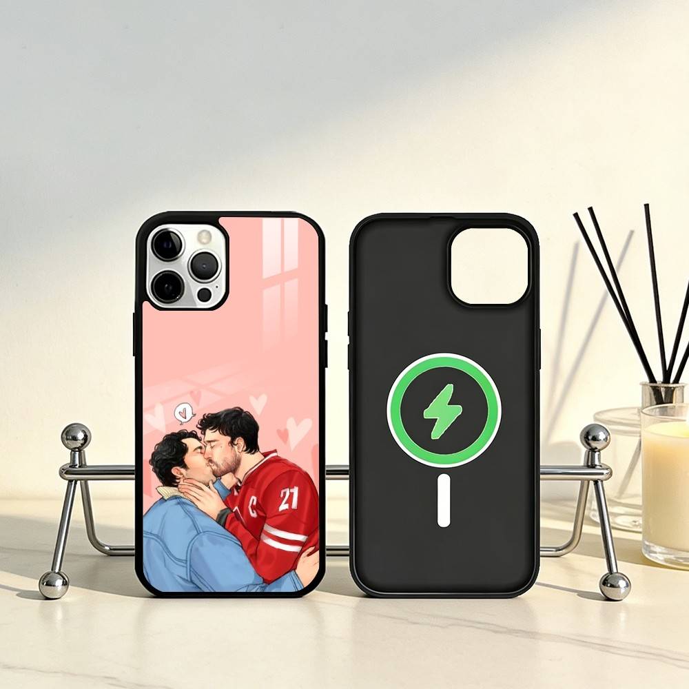 TV H-Heated R-Rivalry Phone Case For iPhone17,16,15,14,13,12,11 Plus,Pro Max Magnetic For Magsafe Wireless Charging