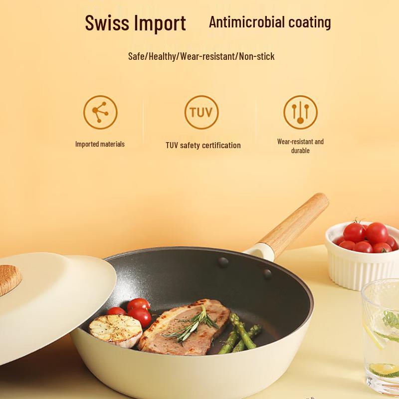 Sanhe 28CM Non-stick Aluminum Wok