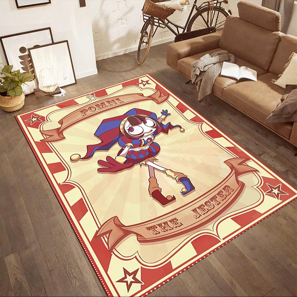 I tappeti quadrati a tema The Amazing Digital Circus sono un'ottima scelta per soggiorni, camere da letto, decorazioni per la casa e come regali.
