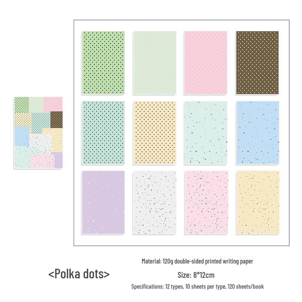 A7 Thick Book Writing Sticky Notes, Decorative Inner Pages, Planner Paper, Loose-Leaf, Small Customizable Notes
